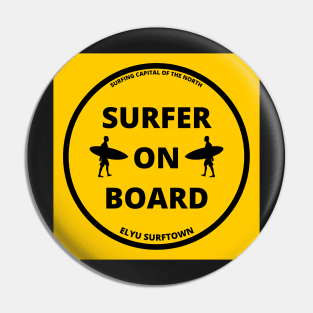 SURFER ON BOARD CAR/MOTOR BIKE STICKERS AND MORE 3 Pin