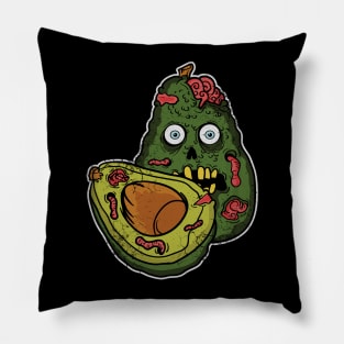 Halloween Zombie Avocado Pillow