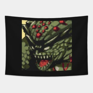 Resident Evil Hunter Pixel Art Tapestry