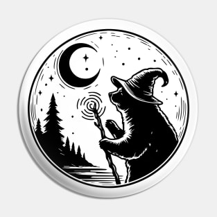 Wizard Bear Pin