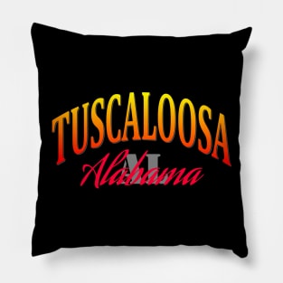 City Pride: Tuscaloosa, Alabama Pillow