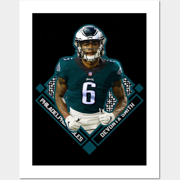 NFL Philadelphia Eagles Devonta Smith Poster Wall Art Philadelphia Eagles  Merchandise shirt