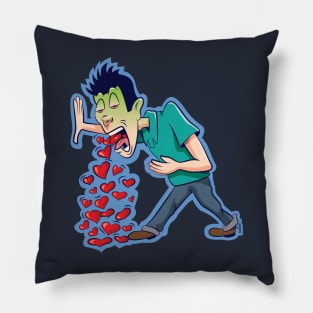 vomiting love Pillow