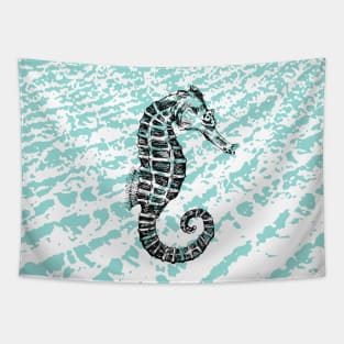 seahorse print Tapestry