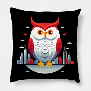 Night Owl Animal Beauty Nature Wildlife Discovery Pillow