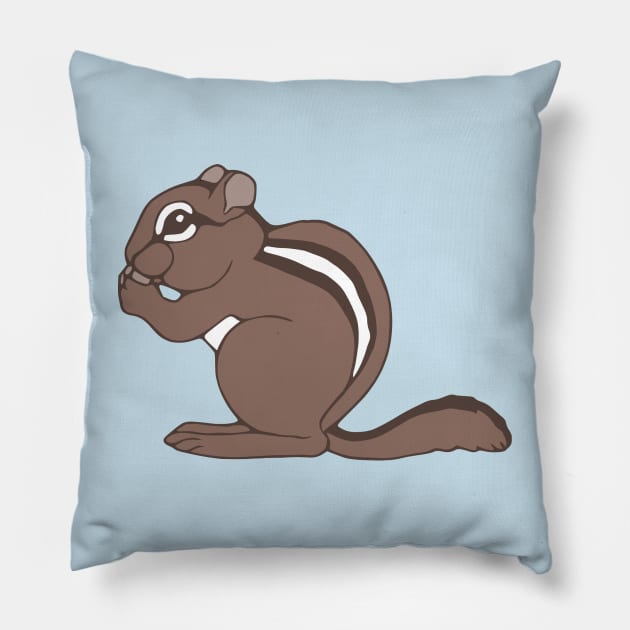 Chipmunk Pillow by KayBee Gift Shop