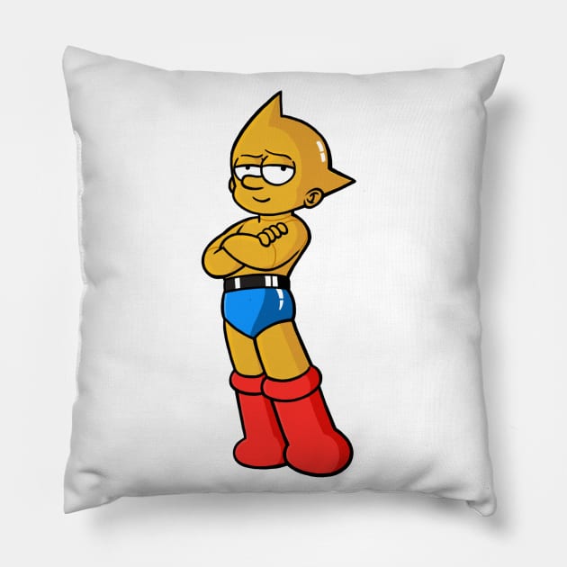 Springfield Boy Pillow by AaronjCraig