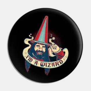 i,m a Wizard Retro what we do in the shadows Pin