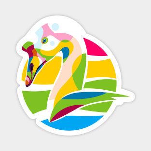 Colorful Goose Magnet