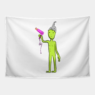 Pew Pew Alien Tapestry