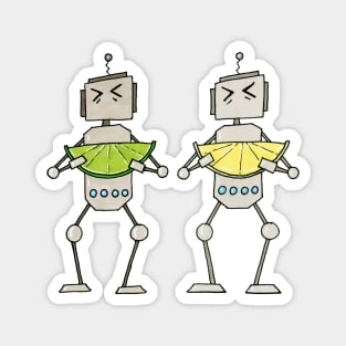 Lemon Lime Robot Magnet