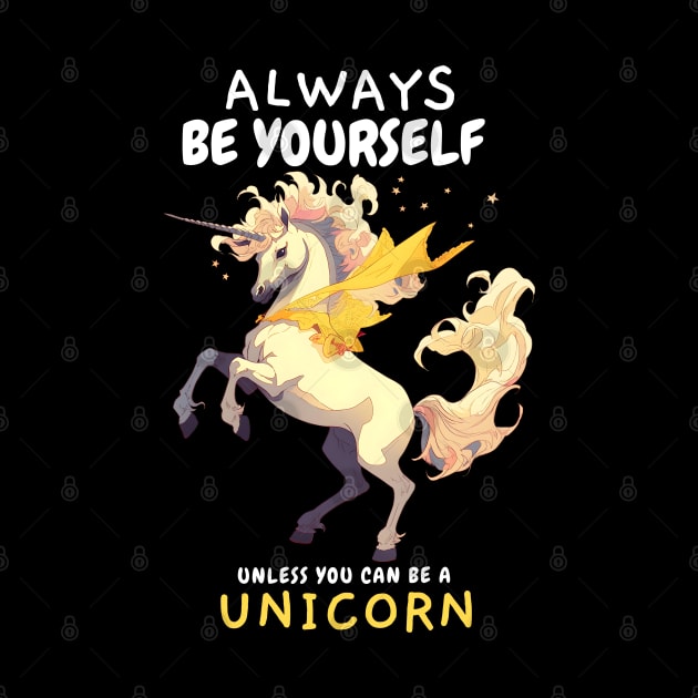 Always be Yourself Unless you can be a Unicorn by snipcute