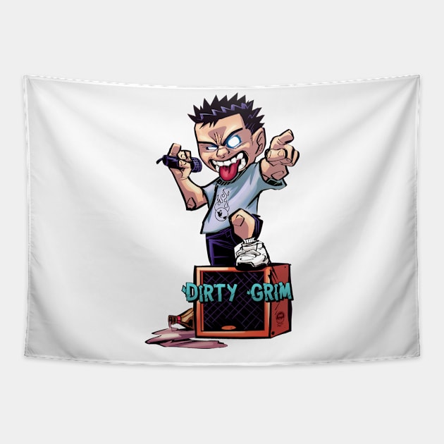 Dirty Grim Renegade Tapestry by GenocideEntertainment