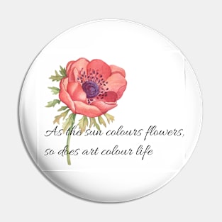 Sun colours flowers Pin