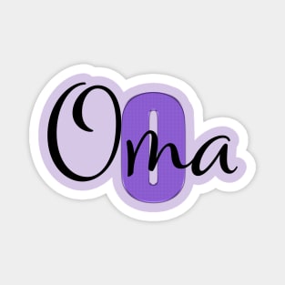 Monogram Oma print Magnet