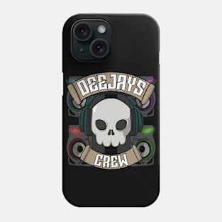 Deejays crew Jolly Roger pirate flag Phone Case