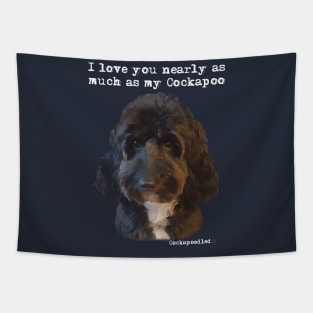 Cockapoo Love Tapestry