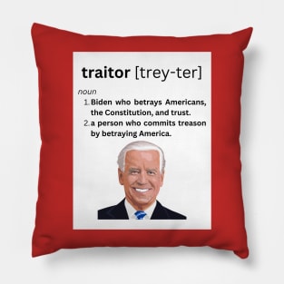 traitor Joe Biden Pic Pillow