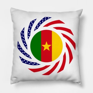 Cameroon American Multinational Patriot Flag Series 1.0 Pillow