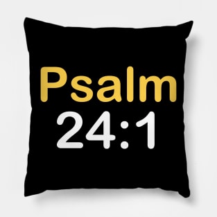 Psalm 24:1 Pillow