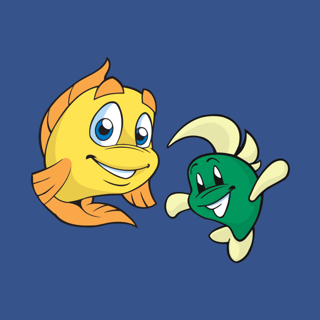 Freddi Fish & Flounder Tee by seanhunter