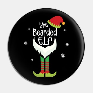 Matching Christmas Pajama The Bearded Elf Family Pin