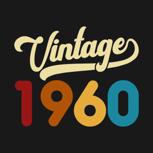 1960 Vintage Gift 60th Birthday Retro Style T-Shirt