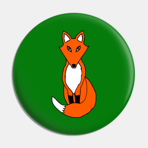 Fox Pin by BlakCircleGirl