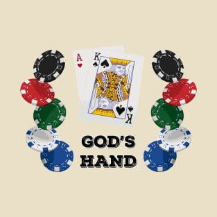 Black Jack, Ace King, God's Hand T-Shirt