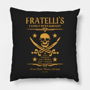 Fratelli's Family Restaurant The Goonies 80s Oregon Original Aesthetic Tribute 〶 Pillow