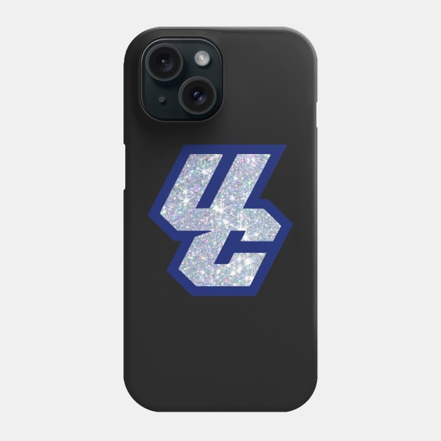 Utica College UC glitter logo Phone Case by anrockhi