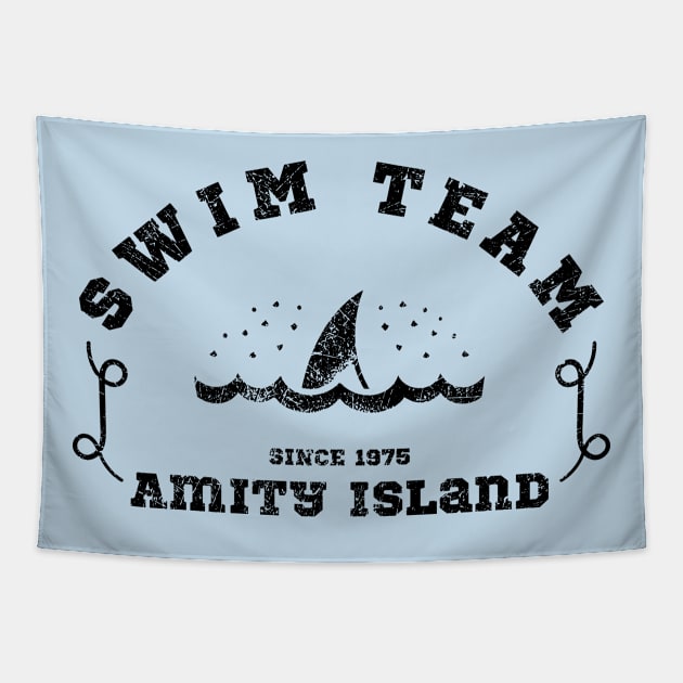 Amity Island Swim Team Tapestry by Trendsdk