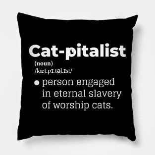 Cat-pitalist Pillow