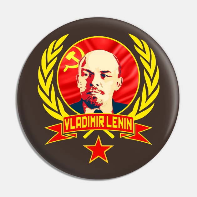 Vladimir Lenin Pin by Nerd_art