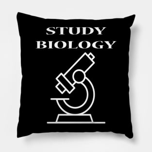 Study Biology Pillow