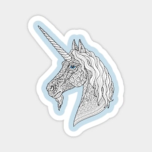 Unicorn Zentangle Magnet
