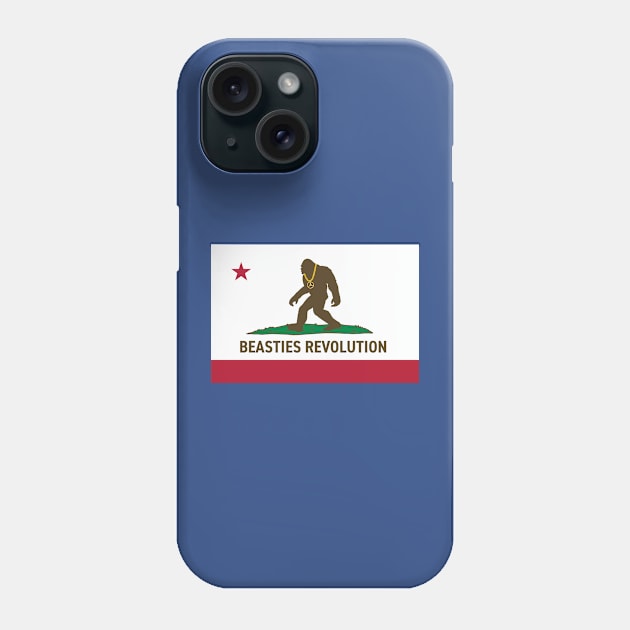 California Flag vs the Beasties Phone Case by Fresh Fly Threads