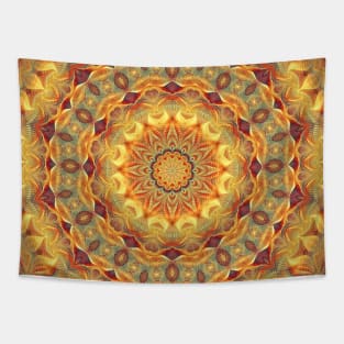 Flower Of Life Mandala (Sun) Tapestry