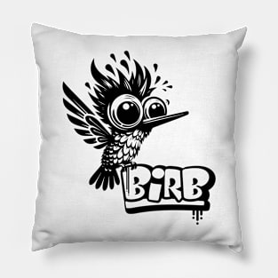 Funny Hummingbird Pillow