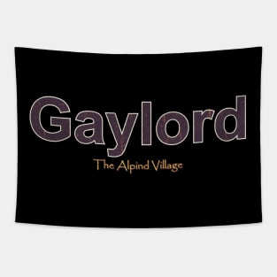 Gaylord Grunge Text Tapestry