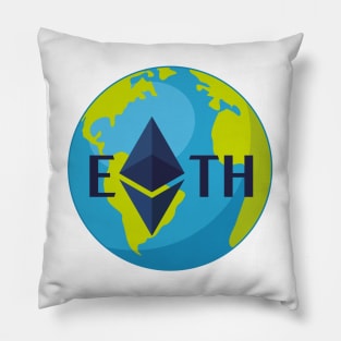 Ethereum Earth Origin Pillow