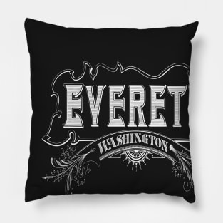 Vintage Everett, WA Pillow