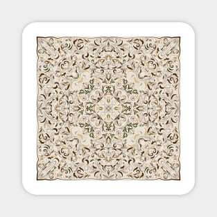 Arabic ornate square pattern Magnet