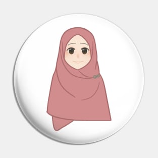 Ave muslimah girl Pin