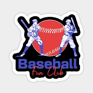 Baseball Fun Club Magnet