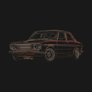 Datsun 510 Outline - Drive the Classic T-Shirt