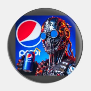 Steampunk Pepsi Man Pin