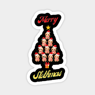 Merry Slothmas Magnet