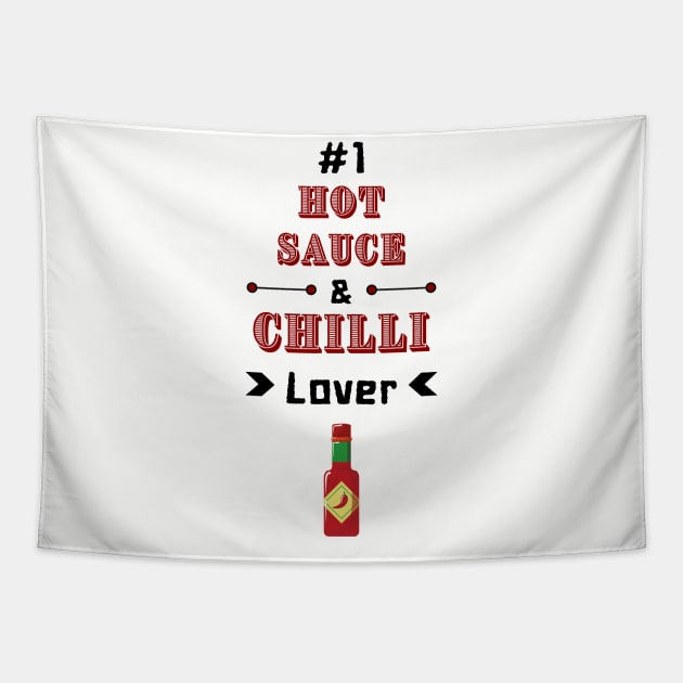 #1 Hot Sauce & Chilli Lover Tapestry by Epic Hikes