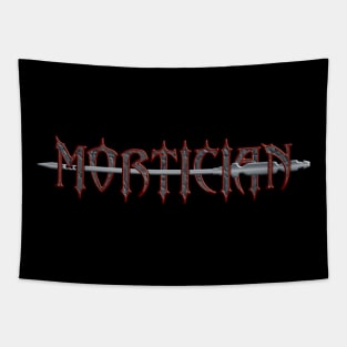 Mortician with Trocar Embalming Tool Tapestry